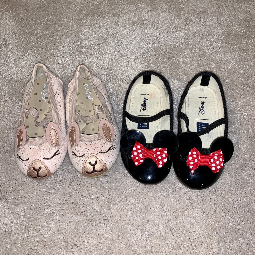 Toddler Slip On Ballet Flats Minnie Mouse Shoes